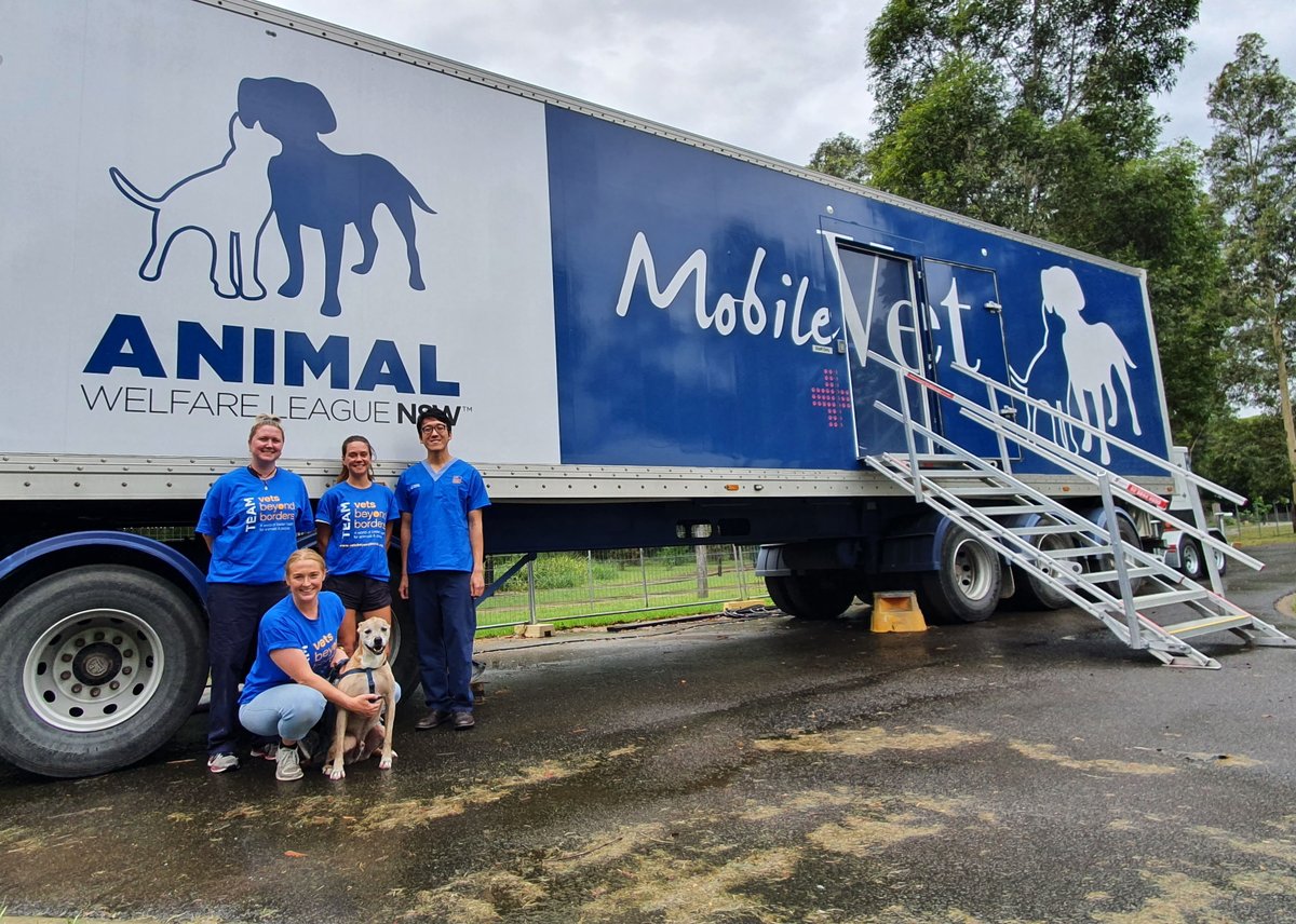 OzDogLover's tweet photo. #VetsBeyondBorders volunteers on standby for #NSWFloods emergency. Their AVERT team is ready to work alongside partners #RSPCANSW & #AWLNSW to provide support to the #pets of families displaced by the current flood emergency. 👏https://t.co/4sQjzTOd37 https://t.co/V0qYStRS2R