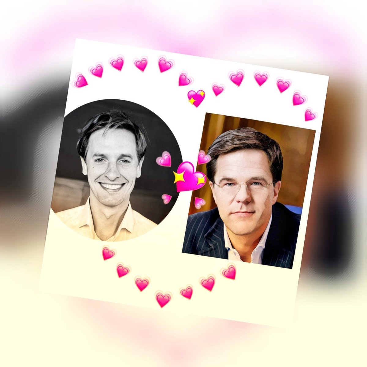 nudriz's tweet photo. Volt en de VVD als partners. Veel gemeen en hun verschillen zijn te overbruggen. @markrutte kan Volt helpen met hun eerste stappen in de tweede kamer en @DassenLaurens kan de VVD helpen de woke jeugd te bereiken. #formatie2021 #dontsayno #politiekematchmaking #justforfun https://t.co/OWxBp27aJY