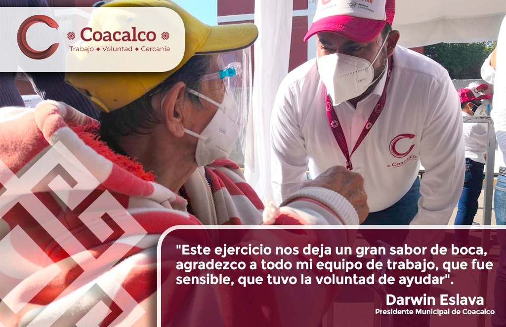 DarwinEslava's tweet photo. La Jornada Nacional de Vacunación nos dejó muchas satisfacciones y reflexiones. La participación de todas y todos, desde la trinchera que nos correspondía, dejó en claro que esta es la grandeza de #Coacalco, la cual se traduce en unión, cercanía, trabajo, voluntad. 

1/2 https://t.co/U3AS1FJZV0