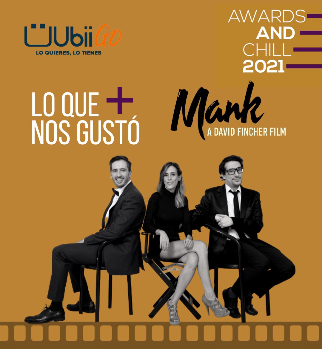 MrRoig's tweet photo. Hoy en #AwardsAndChill @Magadilo @luisbond009 y yo te contamos Lo Que + Nos Gustó de #Mank la película con más nominaciones a los Premios #Oscars 

Descargar y regístrate en @UbiiGo para que pidas lo que quieras y te damos un 10% off con el cupón GOAwards

https://t.co/l7uw2SgwfI https://t.co/tpW4gxFjOb