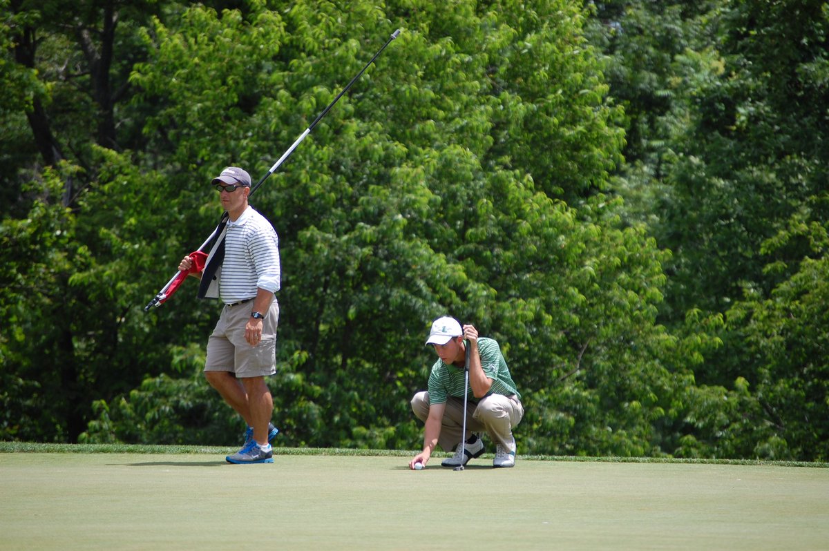 JonRosstopher's tweet photo. @jcroushore Here’s a throwback to when you took the bag for me at Oakmont in the 2011 West Penn Am. I’m still grateful for your willingness to spend a few summer days caddying for someone you didn’t even know. #thanks https://t.co/N469dZ9c2o