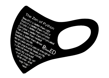 pythonic_exam's tweet image. 合格体験記のマグカップの次のグッツを模索しています。マスクはいかがでしょうか?
Python Zenマスクです。#python #zen #pythonzen