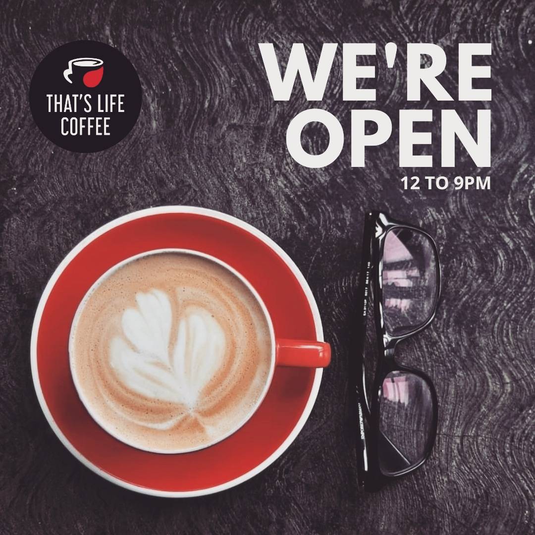Hello there!

Kita sudah buka. Bagaimana kabarmu di siang hari yang panas ini? Istirahat sebentar yuk and grab your coffee!

Kita tutup jam 9pm ya. See you!
☕😊🙏

#thatslifecoffee #coffee #kopi #kopiindonesia #coffeetime #indonesia #ngopi #ngopijakarta