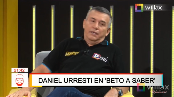 willaxtv's tweet photo. #BetoASaber | @DanielUrresti1: "Forsyth es mi Mini-Me". 

En vivo: https://t.co/4AJELMLOQ2
ClaroTv: C12
MovistarTV: C16
DirecTV: C1191
BestCable C8 https://t.co/EcNhy4qJxH