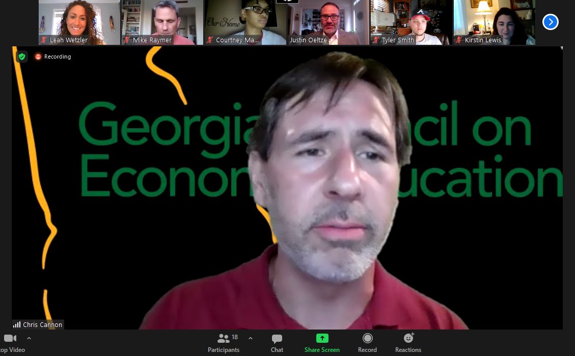 LeahWetzler's tweet image. Another fascinating 💻learning opp from @Georgiaecon w/ guest  @justin_highrize Tons of concepts applied to a burgeoning industry: supply/demand, govt regulation, competition, product differentiation, investments in equipment &amp;amp; human capital ✅📈#EconomicsIsEverywhere