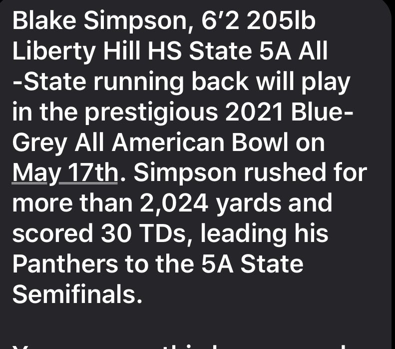 BlakeSimpson42's tweet image. Getting ready for the Blue-grey All American Bowl!! @HssmGameday @dctf