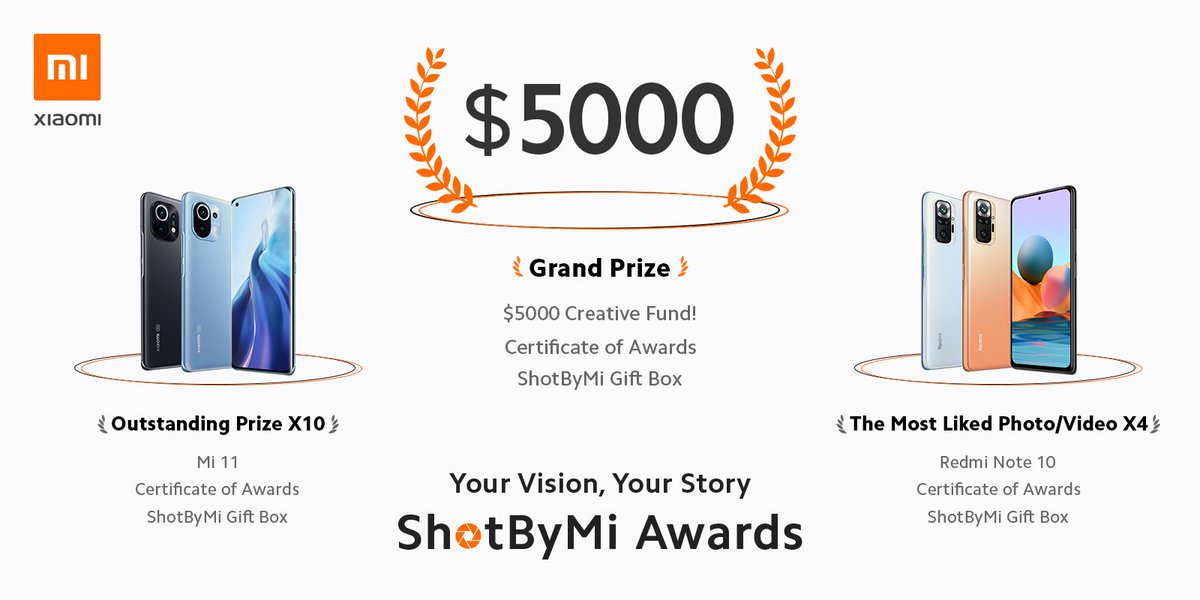 jobyinc's tweet photo. Announcing the ShotByMi Awards! 🔥🔥🔥 We've partnered with Xiaomi to giveaway over $5000 in creative funds AND incredible Xiaomi, JOBY, and Manfrotto gear that some veryyyy talented winners will take home.🏅 CLICK TO ENTER https://t.co/ZuoM6oZfwQ https://t.co/LYaQLOcCMs