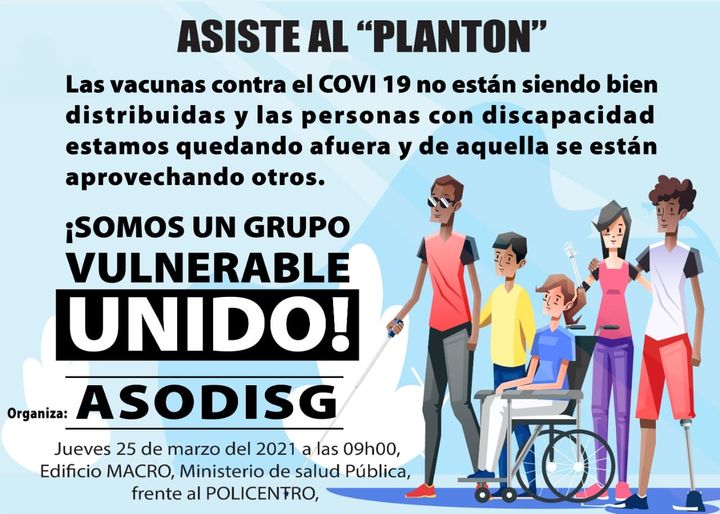 AsodisG's tweet photo. Por los derechos de las personas con discapacidad, por ti, por tu familia, asiste este jueves. https://t.co/X28JBciMnH