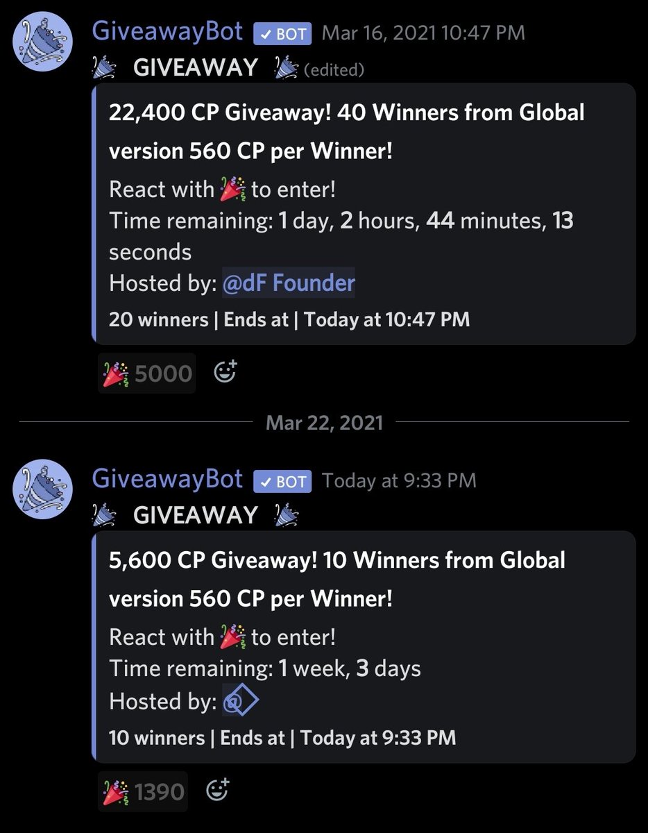 ItZTMGG's tweet photo. We added 5,600 CP Giveaway + 10 Winners MUST be Global version 560 CP per Winner!

1 ends in a day the other ends in a week EVERYONE has time. 

To Enter:

FOLLOW + RETWEET

Join https://t.co/AIDM2e8tVr 

Find ➤┃region-selection

React with 🎉 to enter in ➤┃giveaway-🎉 https://t.co/wUt85W9tPd