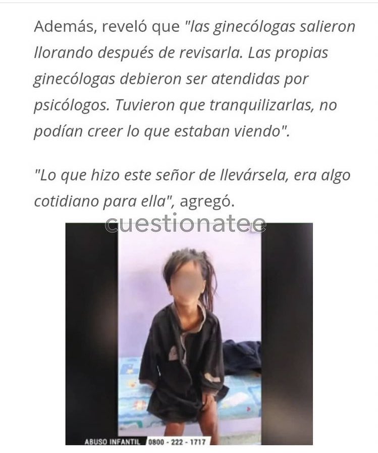 __valepipi's tweet photo. FUE VIOLADA DESDE QUE NACIÓ PARA QUE LA HIJA DE REMILPUTA DE LA MADRE SE COMPRE DROGAS, porfavorr dios mío, no lo puedo creer https://t.co/vPKHUC9Z7Y