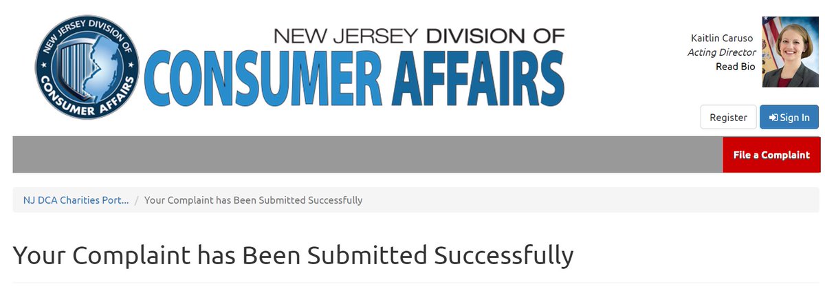 ScarlettScribe's tweet photo. @AvasFlowers I’ve called, submitted 2 online tickets, and rejected your unacceptable response to my BBB complaint. The help you can provide is issuing a full refund. On a side note, pleasantly surprised to learn the New Jersey Division of Consumer Affairs has a super user-friendly site. https://t.co/onHr8vCdqy
