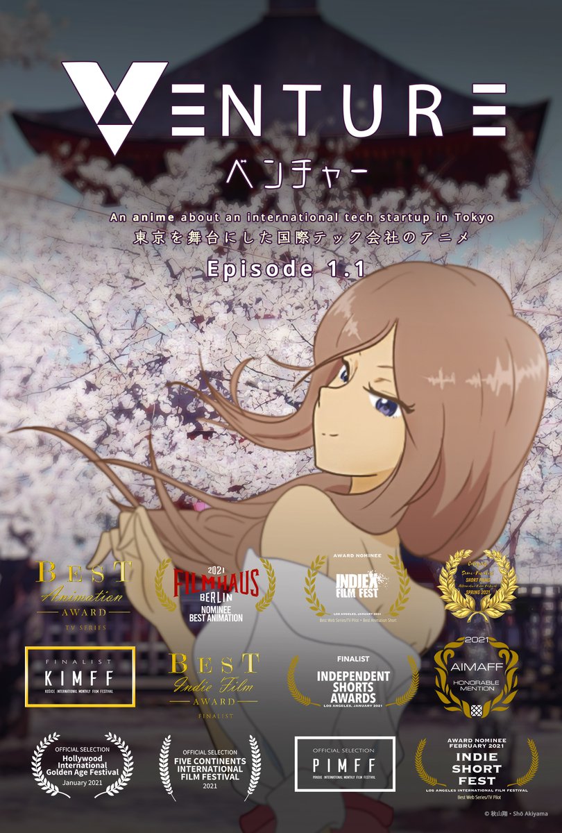 VentureAnimeJP's tweet photo. Venture Anime Ep 1.1は映画祭で新たに受賞しました！

- オルターナティブ映画祭（カナダ 🇨🇦 - セミファイナリスト (春アワード、アニメーション部)
https://t.co/Cb9DFBvtVN https://t.co/E7r8iDfw4a