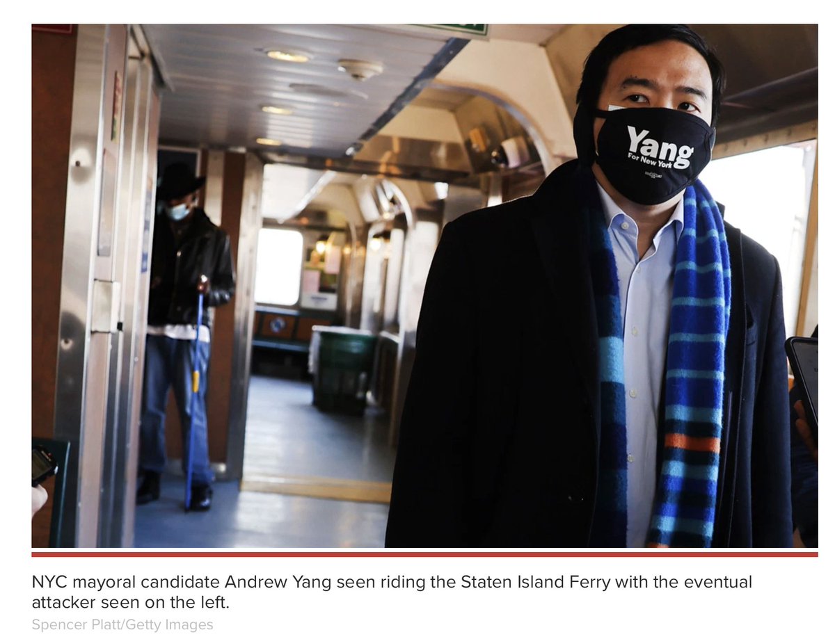 tariqnasheed's tweet photo. Family...Here is yet ANOTHER picture of Andrew Yang from last month, with the crisis actor who "attacked an Asian" this week in New York..In this picture, the "suspect" is wearing the same leather jacket.

Andrew Yang and the NYPD are pulling a Jussie Smollet con on the public https://t.co/tFJkpLEK24