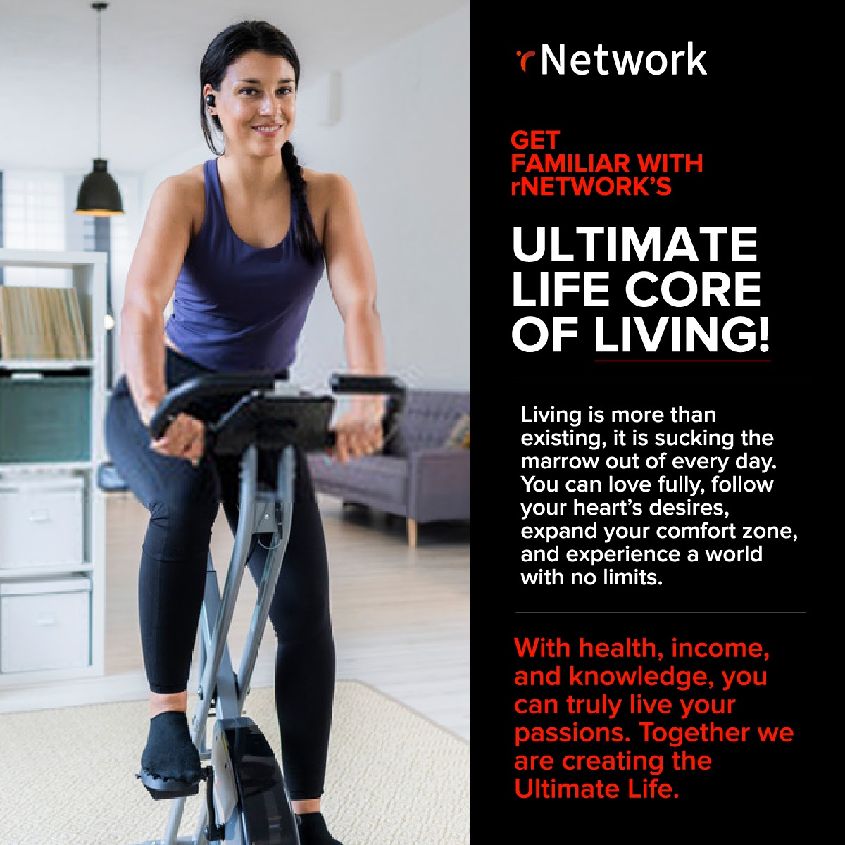rnetwork_India's tweet photo. Are you truly living or just existing? rNetwork offers a vision for living with your whole heart. With health, income, and knowledge, you can truly live your passions. Together we are creating the Ultimate Life. 
#rNetwork #UltimateLife #keepgoing #followyourheart #motivation https://t.co/CfRKCBELJo