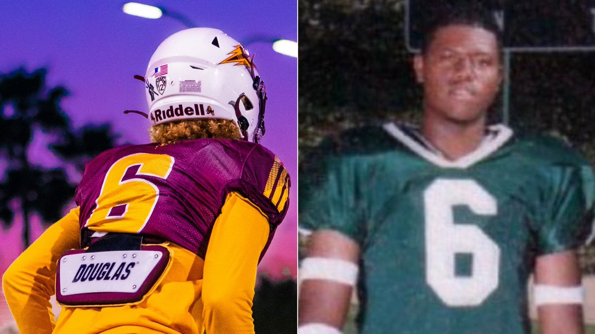 BDenny29's tweet photo. “I just know he’s watching me.”

It was a winter of tragic loss for ASU WR @_lvbunkley.

But due in part to a gesture from teammate @GeordonPorter, Bunkley-Shelton is honoring his late father with a new number &amp; an old-school mentality.

𝗦𝗧𝗢𝗥𝗬: https://t.co/8R86FcUY84 https://t.co/sWZMAbmdSV