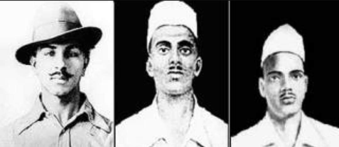 dhruman39's tweet photo. I bow before their supreme #Sacrifice, unparalleled in the #History !
Let's nurture the same love &amp; respect for the #nation which #BhagatSingh, #Sukhdev and #Rajguru had that has painted the #Nationalism with its pinnacle glory!

Tributes on the #MartyrsDay !🙏🙏🙏
#JaiHind https://t.co/T8s6tlqrw8