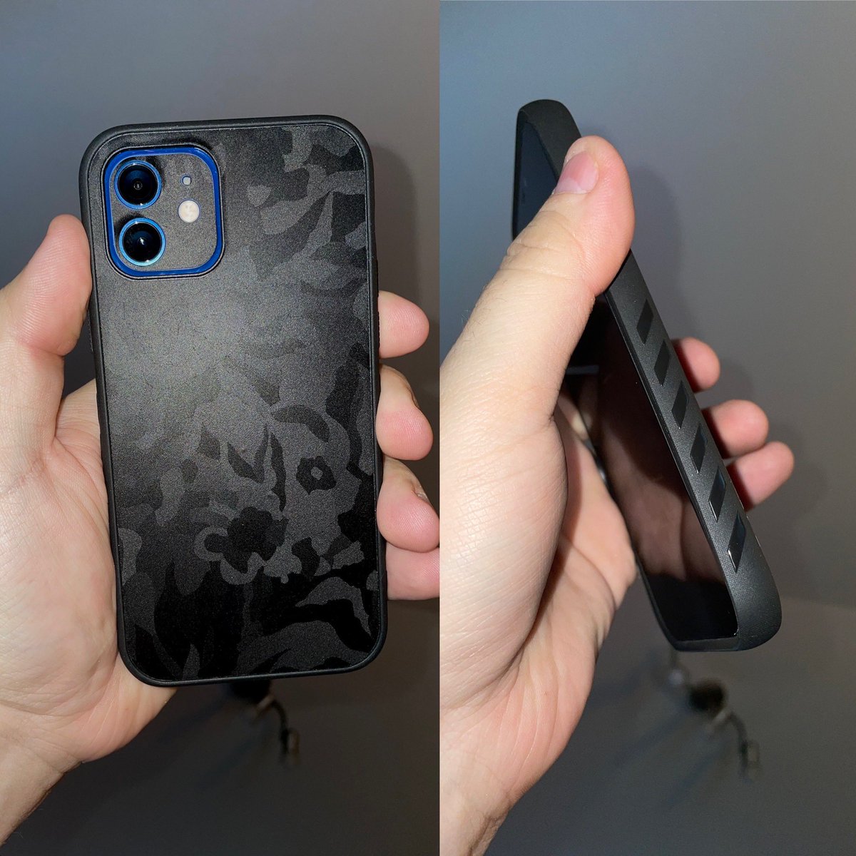 VisionAllAccess's tweet photo. Check out my new @dbrand case
Not a sponsor (yet!) but initial impression are the GRIP Case is very grippy and I love the texture I feel in my fingers. Add on on of their great amines for the back like the Black Camo I have and it’s a masterpiece.
#gripcase #robots #blackcamo https://t.co/ARawqeKwIQ