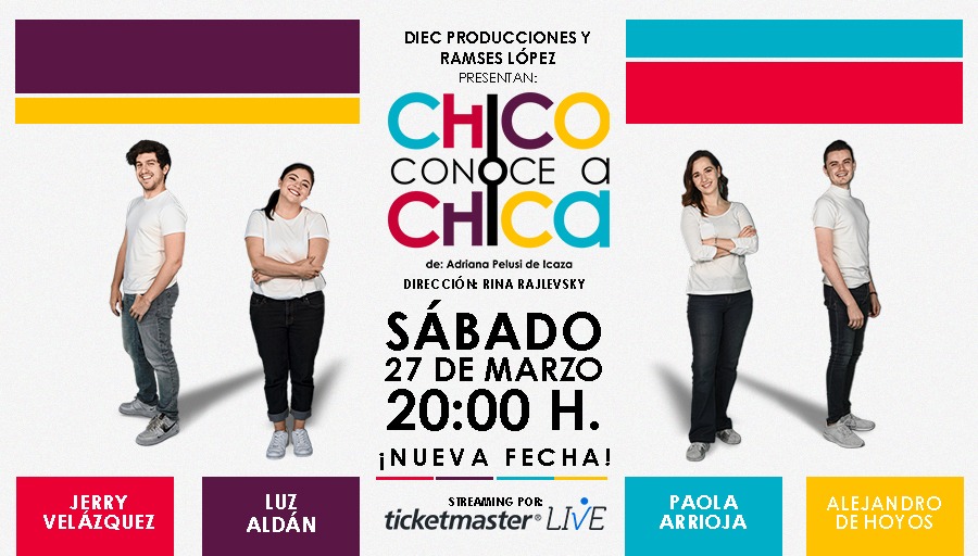 YoSoyXaviOfi's tweet photo. 🎭 #ChicoConoceAChica

Regresa una de las mejores y más divertidas obras, vía streaming este 27 de marzo. Con un gran elenco y con posible de disfrutar desde tu hogar 🏡

Boletos:  https://t.co/6LJgWHdFHF 🎟 https://t.co/UZYZjHsLqh
