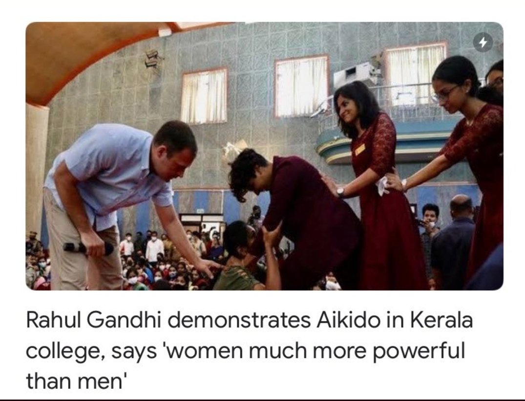 DrJayanThiyagu's tweet photo. #MyLeaderRahulGandhi 

எம்.ஜி.ஆர் க்கு பிறகு பெண்களின் ஓட்டை தலைவர் @RahulGandhi அள்ளி விடுவார் போலிருக்கிறது.

செய்தி: ஆண்களை விடப் பெண்களே வலிமை மிக்கவர்கள் - @RahulGandhi https://t.co/ECMFpGjeEI