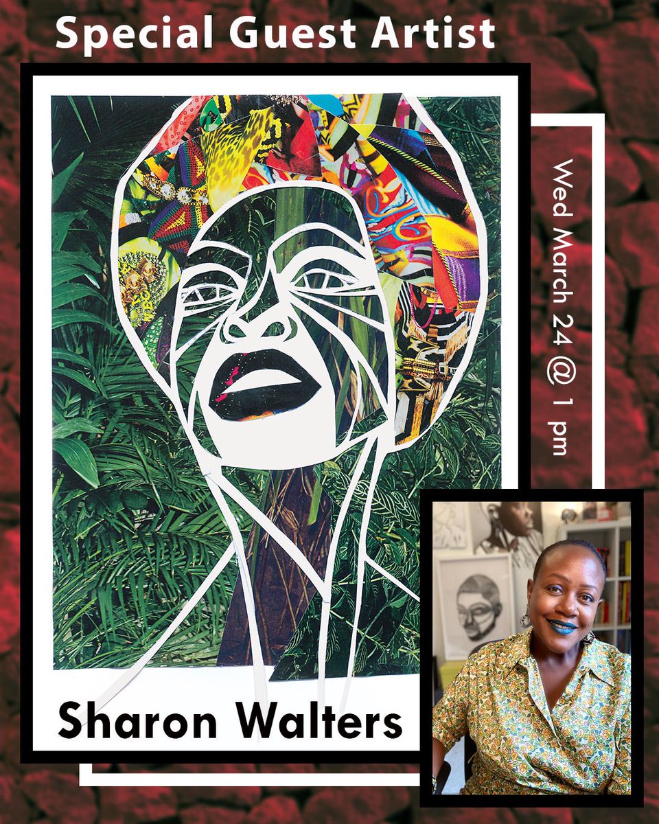 misterb2016's tweet photo. Sharon Walters @londonartist1 will be presenting to @StElizabeth2013 digital and visual artists on Wednesday March 24th. Looking forward to hearing her story. #seeingourselves #RepresentationMatters #blackartists @YorkOECTA https://t.co/8shM03rTMT