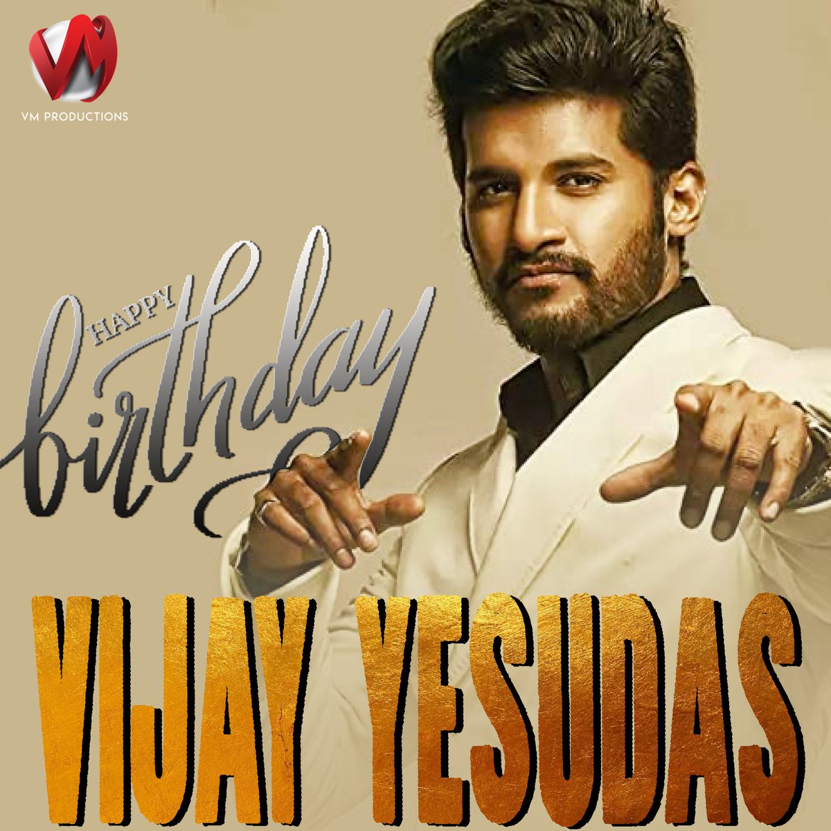 VMPRODUCTIONS7's tweet photo. Happy birthday mr.vijay yesudas .....Have heart year ahead ...@IAMVIJAYYESUDAS @VMPRODUCTIONS7 https://t.co/DPYKlO4YDv