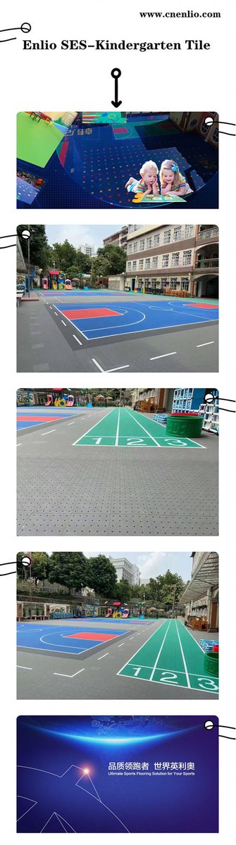 Enlio SES-Kindergarten tile, with safety feature and environmental material that provides better protection to kids.
.
.
.
.

#kindergarten
#Enlio
#SES
#sportscourttiles