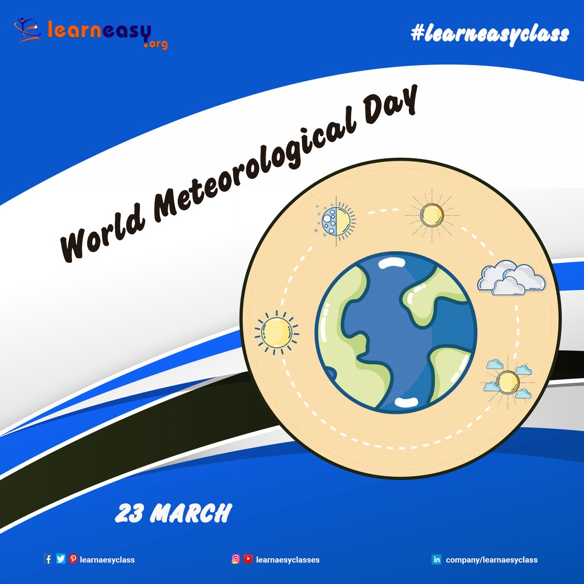 learneasyclass's tweet photo. World Meteorological Day
#learneasyorg #learneasy #learneasyclass #learneasyonline #tuitionclass #onlineclass #liveclass #courses #service #world #meteorologicalday #meteorological #organization #unitednations #climate #status #monitors #changes https://t.co/ViD3J4SHtl