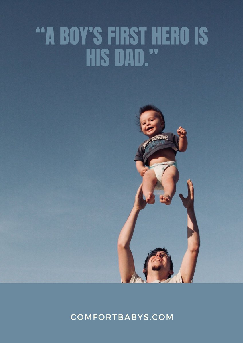 ComfortBabys's tweet photo. “A boy’s first hero is his dad.”
https://t.co/my4TgHtDVG
#babyquote #cutebabies #comfortbabys #babyboy #baby #babycarseat #kidsfashion #parenting #kids #babylove #dad #momlife #mom #MomChallenge https://t.co/Gqx9qUuT3d