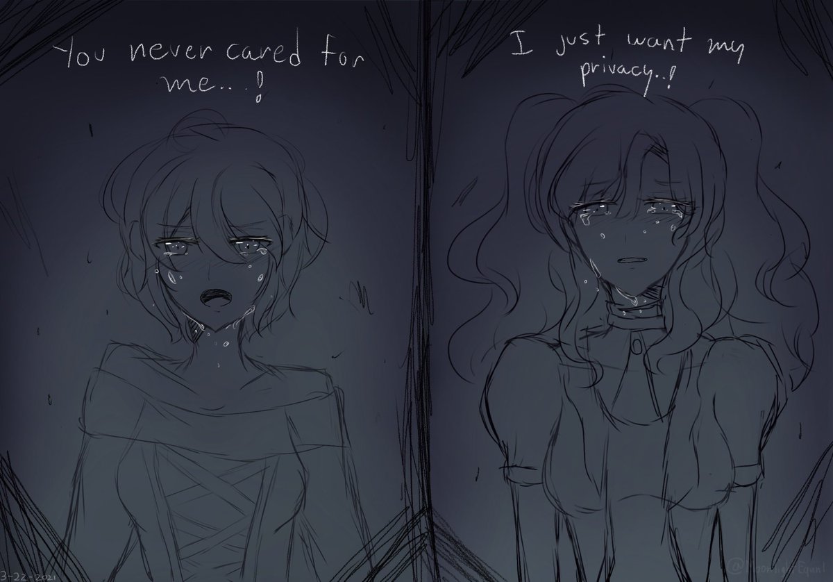 MoonlightEquin1's tweet photo. Forgot to post this yesterday but here~ My CinPhen OC Adarna and Ava who belongs to @animeodango1! @AdarnaRoxas @AvaLouette #cinderella_phenomenon #cinphen #art2021 #originalcharacters #angstart #digitalart #cinphenoc https://t.co/0DKXkpr6bj