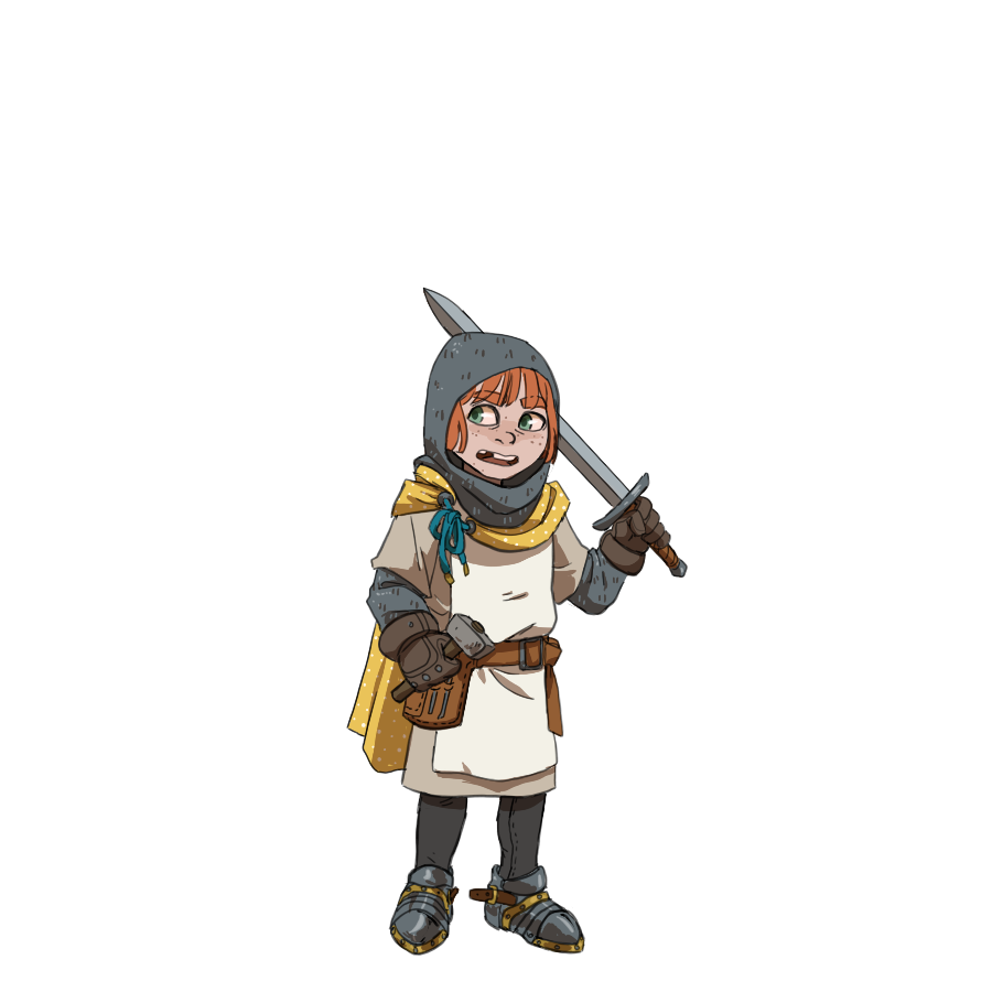 Kurocodile's tweet photo. Making tokens for oneshots is the only time I draw now haha. Henry Schumaker. Paladin. Cobbler. 8 years old. Qualified. https://t.co/sTU6cy8YRe