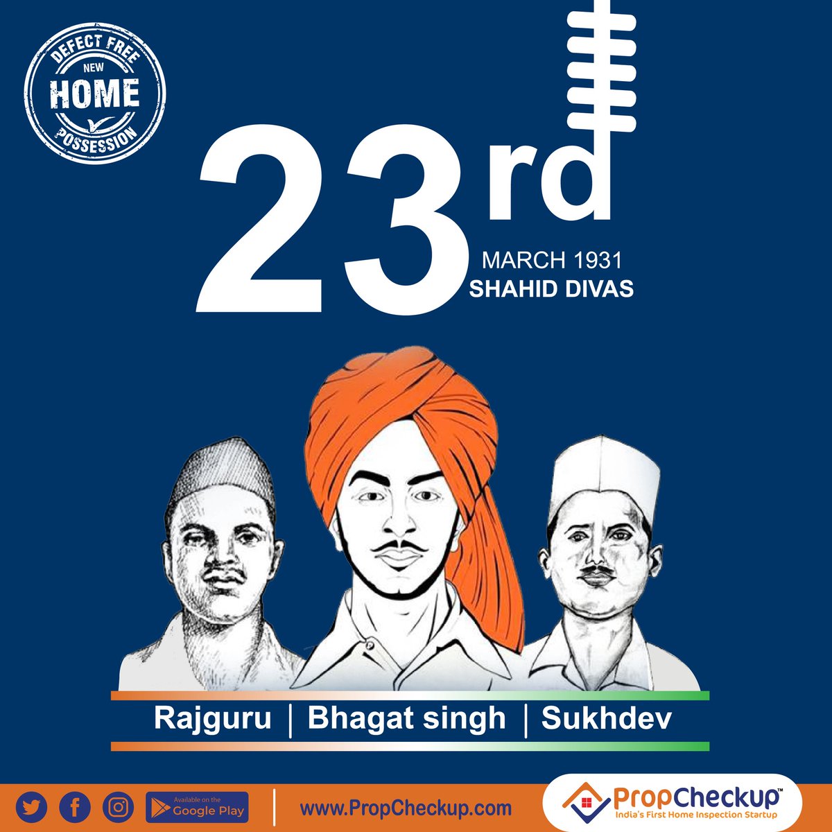 PropCheckup's tweet photo. SHAHID DIVAS ๐ฎ๐ณ
Taking new home possession? Don't forget Home Inspection by Experts
๐ https://t.co/PyUfd3BDjU
๐ฉ info@propcheckup.com
๐ +91- 8689868659
#shahiddivas #shahiddivas23march #propcheckup #india #mumbai #pune #khed #rajgurunagar #shahidday #startup #maharashtra https://t.co/tOvdlFFUWK