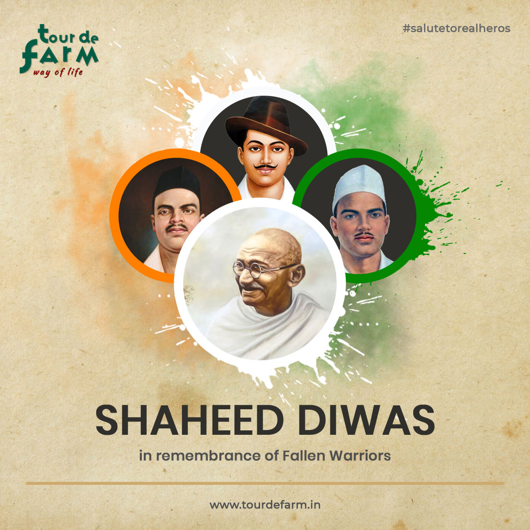 TourdeFarm_IN's tweet photo. Shaheed Diwas

"Let us remember the bravery of Martyrs who sacrificed their lives for our country, The love and respect for them will always keep them alive in our hearts".

#shaheeddiwas #salutetorealheros #Freedomfighters #bhagatsingh_rajguru_sukhdev https://t.co/KiVKbxXGh6