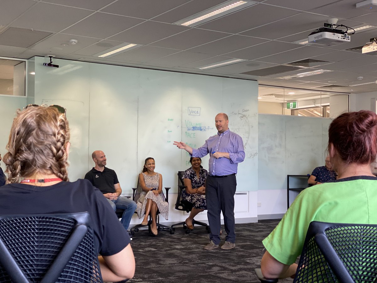 theexplab's tweet photo. @MurdochUni engaged us as part of their L&amp;D program to deliver content related to Courageous Conversations in the workplace. The group took part in real life practice, receiving feedback on building effective communication strategies. Thank you for having us!#experientialtraining https://t.co/moxWu6nDIY