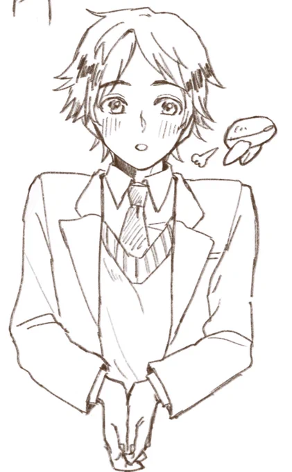 これはだいぶ前に描いた慎くんと倫理くん 
