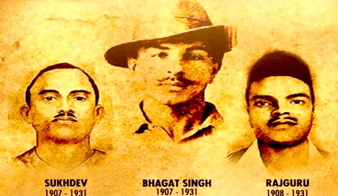 AlexTushar4's tweet photo. शहीदों की चिताओं पर लगेगें हर बरस मेले
वतन पर मरनेवालों का यही बाक़ी निशाँ होगा....
Humble tributes &amp; salute to #BhagatSingh ji, #Sukhdev ji &amp; #Rajguru  ji on #ShaheedDiwas
आप को लाखों सलाम
Jai Hind, Jai Bharat 🙏🇮🇳 https://t.co/dqJWQzzAyb