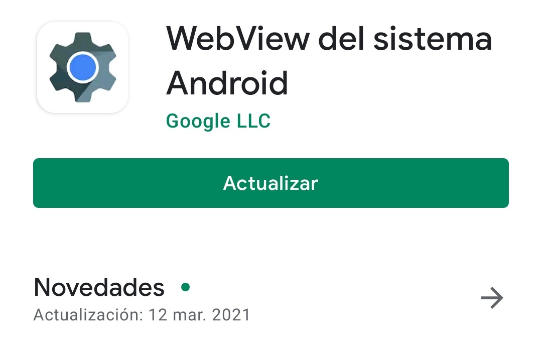_sumoza's tweet image. Para los que están teniendo problemas con sus dispositivos #Android específicamente #Xiaomi vayan al módulo de aplicaciones, ubiquen la app WebView y desinstalen la última actualización, eso resolverá su problema, sin embargo, deberán volver a actualizar cuándo resuelvan el bug.