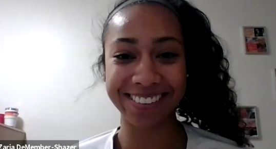 18SportsAndy's tweet photo. Congratulations to @ECSD_Schools @ExpressTmorrell grad Zaria Demember-Shazer on a special freshman season for the @MaristWBB team. Zaria scored 3 points in a loss to Louisville in the NCAA Tournament tonight. Here's to a bright future! @WBballExpress @BNYSELECT https://t.co/SshNhMuZYY
