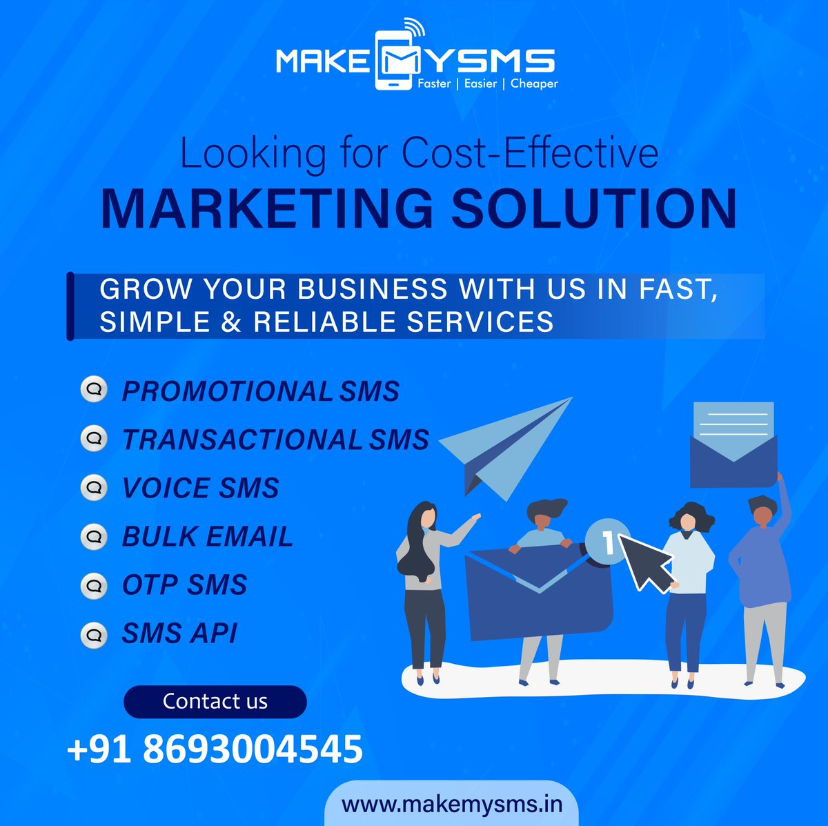 makemysms1's tweet photo. Marketing Solution
.
.
#bulksms #otpsms #voicesms #bulksmscompany #bulksmsindia #bulksmsprice #smsprovider #whatsappmarketing #bulksmsservice #smsmarketing #sms #bulksmsmarketing #promotionalsms #makemysms
Website: https://t.co/E3ArGyV0QI https://t.co/eNHzLXaM52