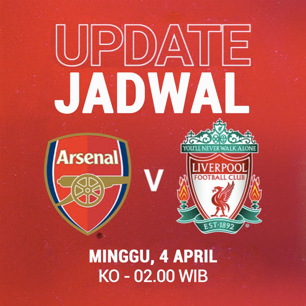 Dengan telah dipastikannya jadwal #UCL, jadwal pertandingan #ARSLIV mengalami sedikit perubahan ✅🔴

#LFCIndonesia