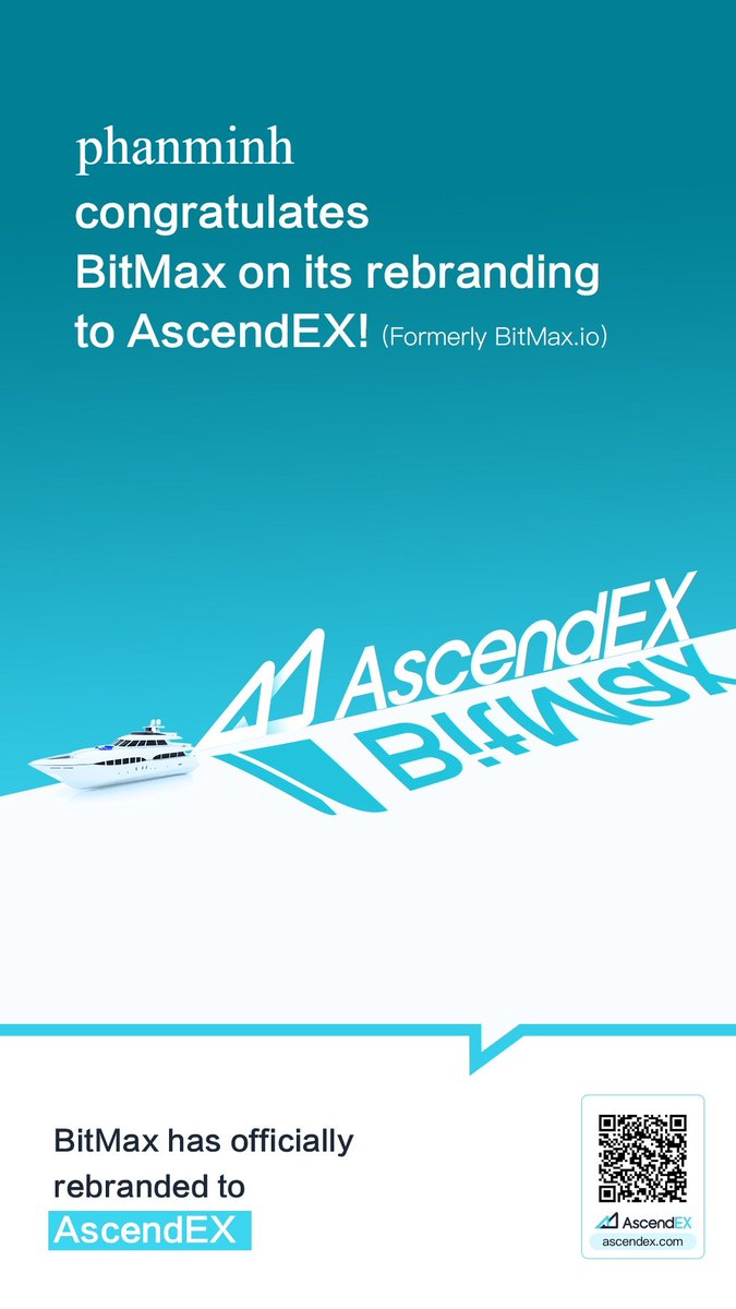 ininga26's tweet photo. congratulates on the Launch of AscendEX (Formerly BitMax) https://t.co/TNN7lwUWSr