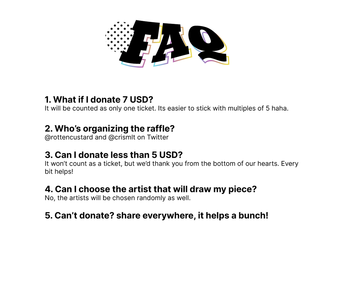 helphirokun's tweet photo. RTs VERY appreciated!
we are organizing a raffle to help found the medical bills and treatments for @HiroKuncaws

join by donating 5 USD ✨THERE WILL BE 11 WINNERS!✨ please read the info bellow for the details and thank you so much for your support https://t.co/eKKLTDRZlm