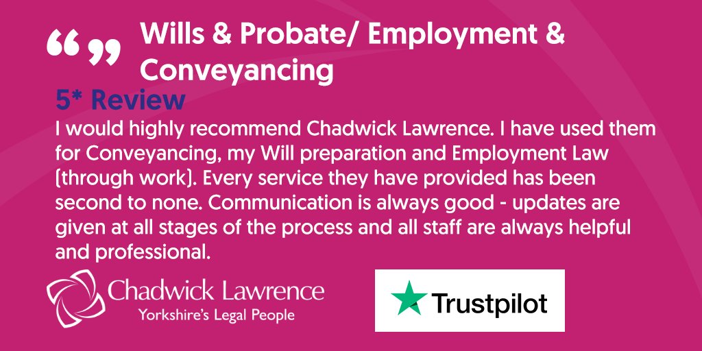 YorkshireLegal's tweet photo. Thank you to our customers for more positive feedback this month #TestimionalTuesday https://t.co/ErPHXepUut
