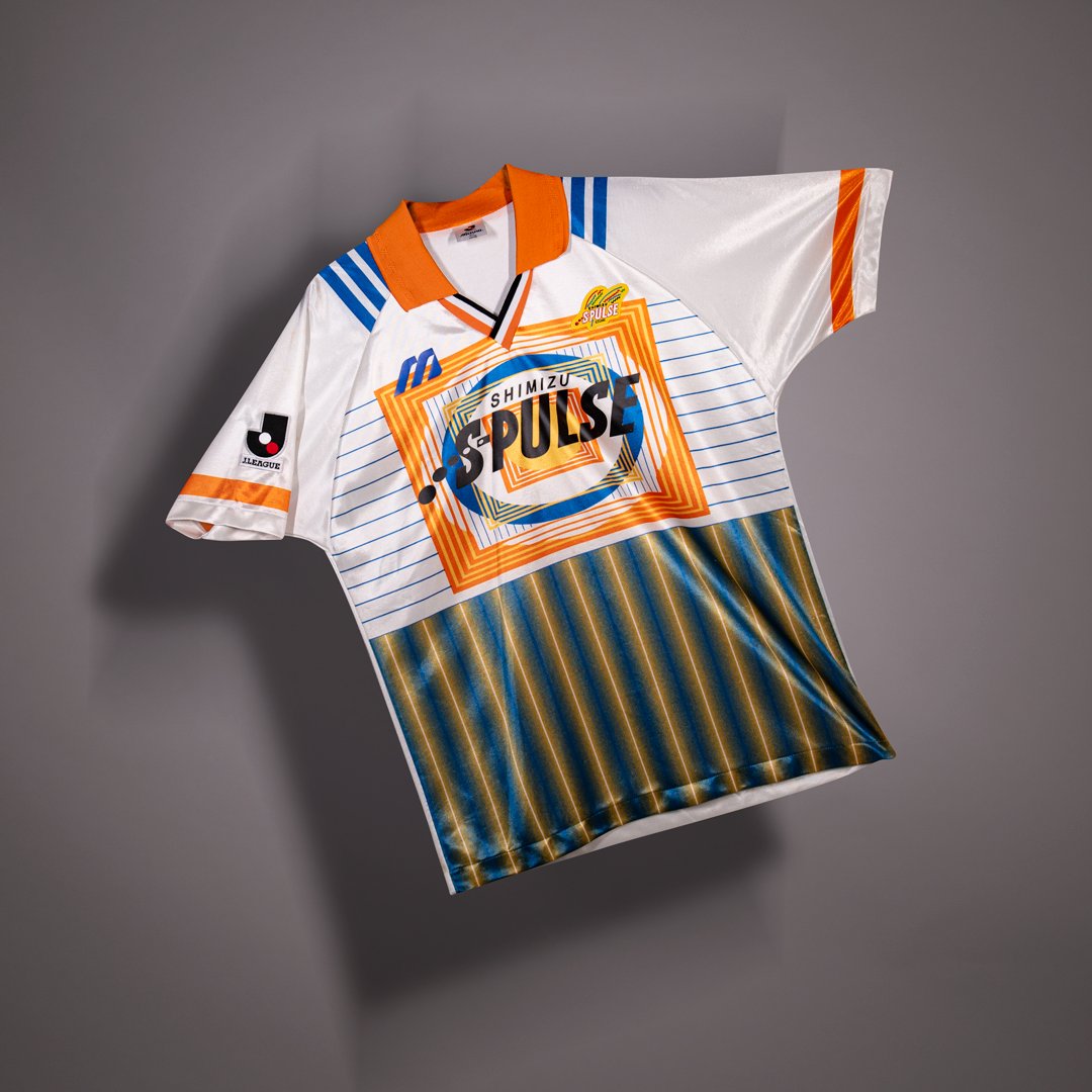 Mizuno SHIMIZU S-PULSE サッカーシャツ Jリーグ　サイズM 1993-94 Shimizu S-Pulse Away 🇯🇵 This glorious Mizuno away shirt