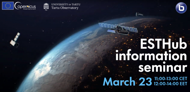 BrockmannCon's tweet photo. Tartu Observatory invites for #ESTHub information seminar today! ESTHub is the Estonian #Sentinel data mirror with data distribution and #Calvalus processing system. Our colleague Thomas will give a presentation of examples for how to use the facility. โก๏ธhttps://t.co/U409G7ePrJ https://t.co/zIpyodFVpt