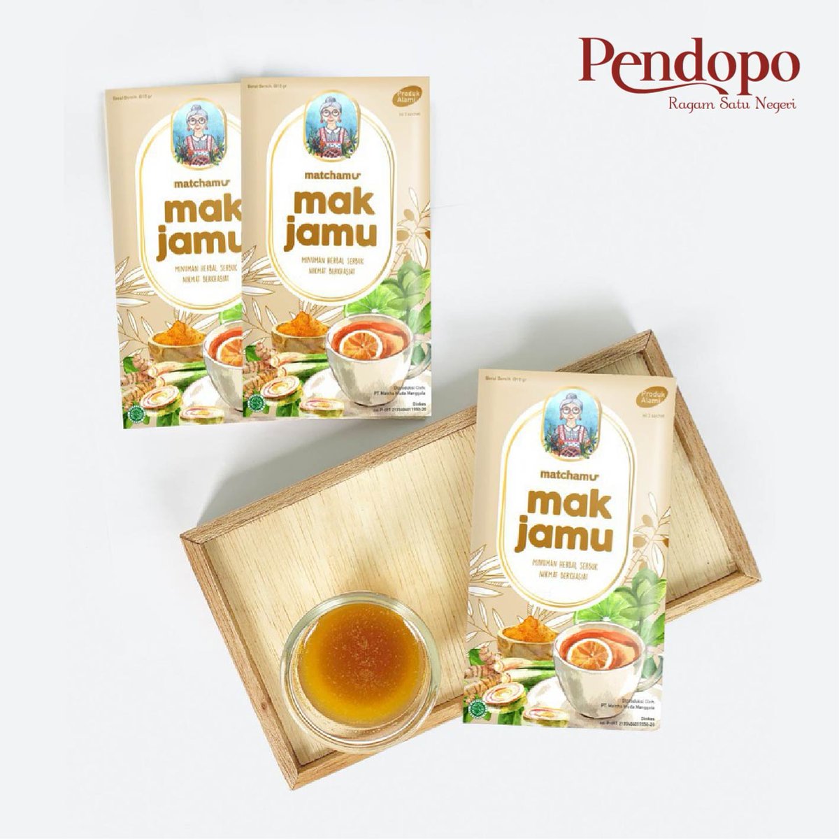Menjaga kesehatan dan daya tahan tubuh memang sangat penting. Minum jamu menjadi salah satu caranya

Jamu instant bisa menjadi pilihan untuk menikmati Jamu karena mudah dibuat dan tetap lezat

#pendopo #pendopoindonesia #jamu #jamuinstan #makjamu #tradisional #jamutradisional