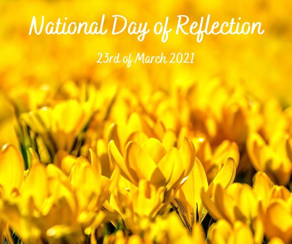 Today we reflect on the past year and remember those we have lost.

#momentofreflection #reflectandremember #nationaldayofreflection #oneyearon #dayofreflection #keepsafe