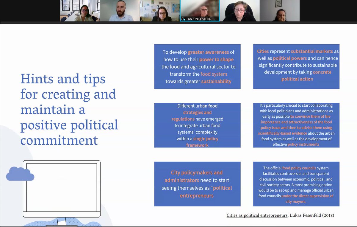 How can you create and maintain political commitment regarding food policies? Here are some hints and tips! #GlasgowDeclaration #foodpolicies #FoodCorridors #transnationalmeeting