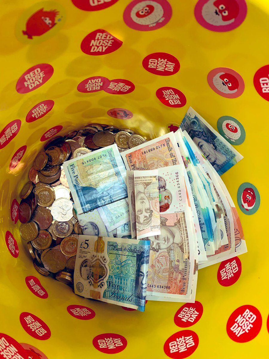 A MASSIVE well done to everyone at DMA who helped to raise so much money on Red Nose Day!! This money will help so many people!! Let the counting begin... #DMA #RedNoseDay #RND #excellence #positivity