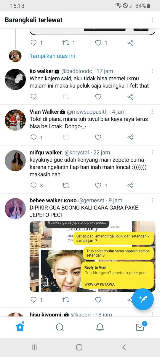 yeridf's tweet photo. sejauh mata memandang twt hanya anak wlkr https://t.co/Lx3VfnNAyO