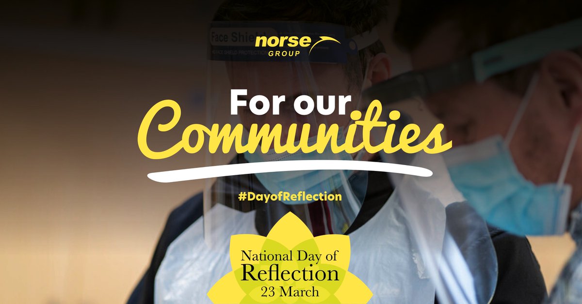 At midday today, our 11,000 colleagues across Norse Group will pause to remember those who have died during the pandemic, and to show support for everyone who has been bereaved. Read more: norsegroup.co.uk/news/national-… #DayofReflection